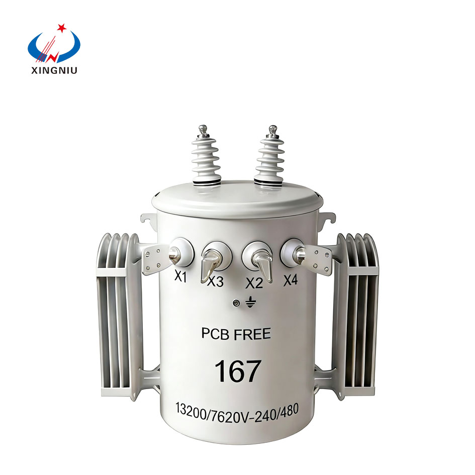 single phase pole mounted transformer