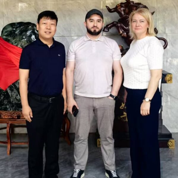 XNET team welcoming international customers to the transformer factory